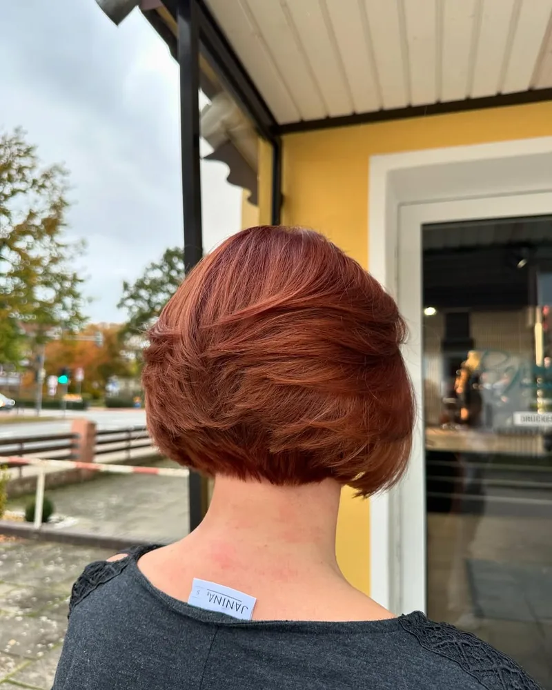 Kupferroter Bob-Schnitt